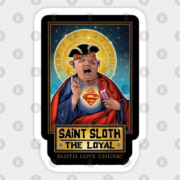 Saint Sloth Sticker by Pop Art Saints